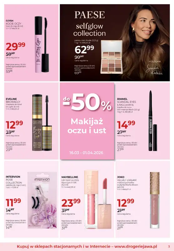 Drogerie Jawa - gazetka promocyjna Gazetka od środy 04.03 do środy 01.04 - strona 3