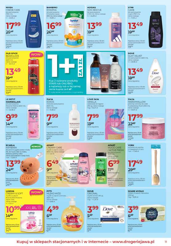 Drogerie Jawa - gazetka promocyjna Gazetka od środy 04.03 do środy 01.04 - strona 11