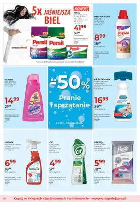 Drogerie Jawa - gazetka promocyjna Gazetka od środy 04.03 do środy 01.04 - strona 16