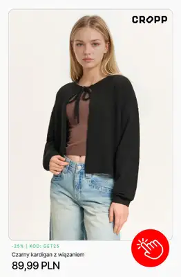 Cropp - gazetka promocyjna -25% na wybrane produkty przy zakupach od 160 PLN od środy 04.03  - strona 9