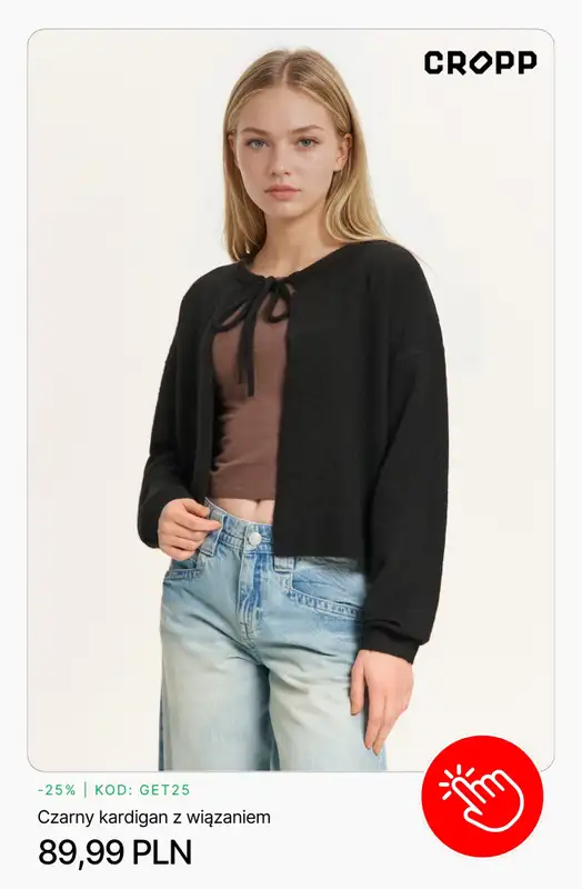 Cropp - gazetka promocyjna -25% na wybrane produkty przy zakupach od 160 PLN od środy 04.03  - strona 9