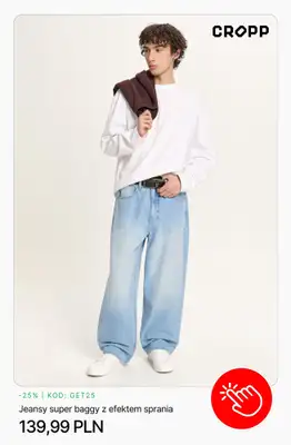 Cropp - gazetka promocyjna -25% na wybrane produkty przy zakupach od 160 PLN od środy 04.03  - strona 6