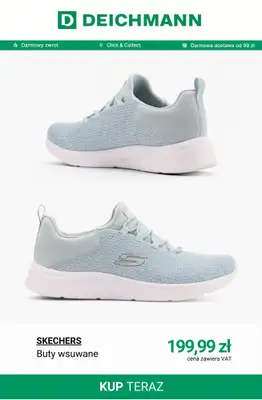 Deichmann - gazetka promocyjna Sneakersy damskie Skechers od środy 04.03  - strona 4