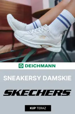 Deichmann - gazetka promocyjna Sneakersy damskie Skechers od środy 04.03 
