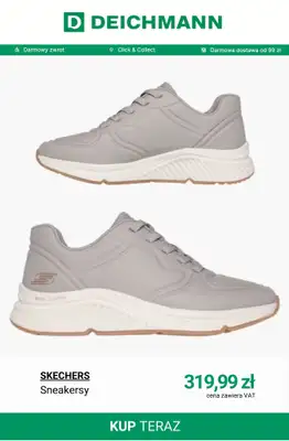 Deichmann - gazetka promocyjna Sneakersy damskie Skechers od środy 04.03  - strona 10
