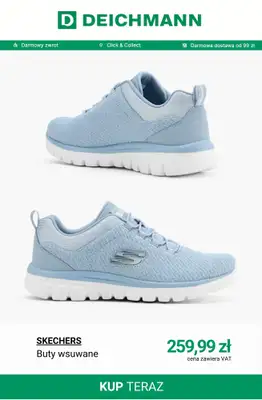 Deichmann - gazetka promocyjna Sneakersy damskie Skechers od środy 04.03  - strona 11