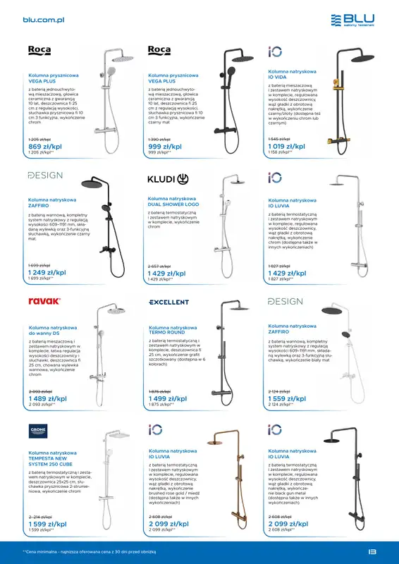 Blu Salony Łazienek - gazetka promocyjna Gazetka cz. 2 od środy 01.04 do wtorku 30.06 - strona 8