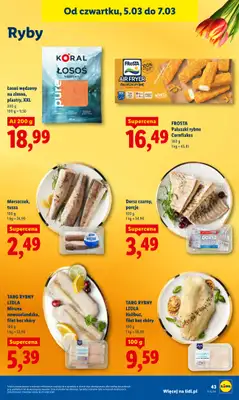Lidl - gazetka promocyjna Oferta od czwartku od czwartku 05.03 do soboty 07.03 - strona 45