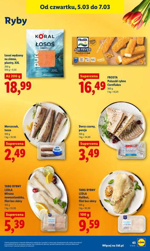 Lidl - gazetka promocyjna Oferta od czwartku od czwartku 05.03 do soboty 07.03 - strona 45