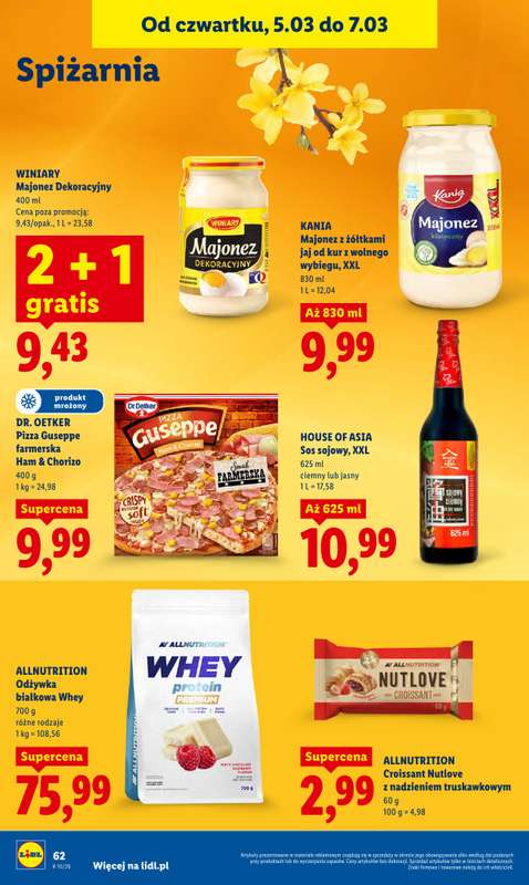 Lidl - gazetka promocyjna Oferta od czwartku od czwartku 05.03 do soboty 07.03 - strona 64