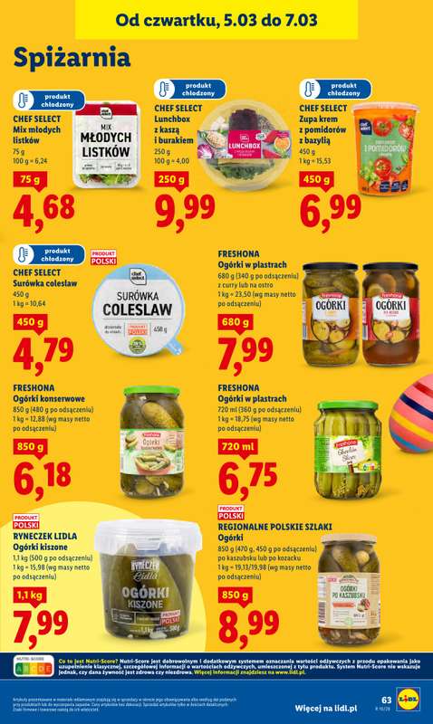 Lidl - gazetka promocyjna Oferta od czwartku od czwartku 05.03 do soboty 07.03 - strona 65