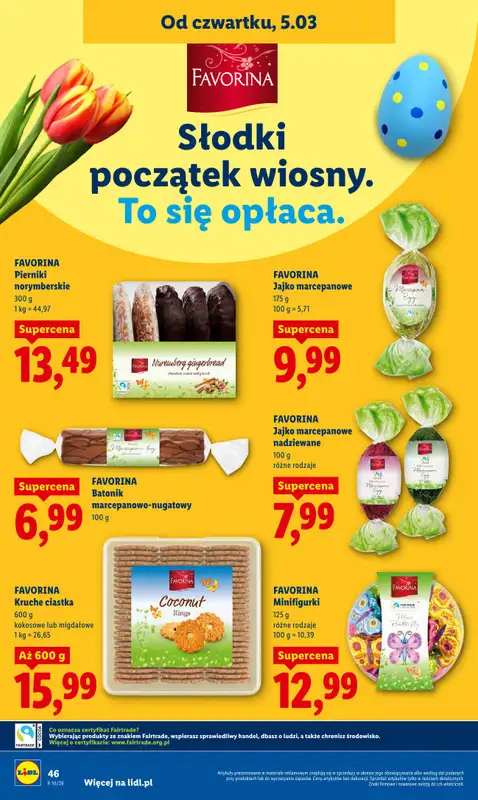 Lidl - gazetka promocyjna Oferta od czwartku od czwartku 05.03 do soboty 07.03 - strona 48