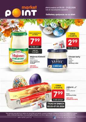 Market Point - gazetka promocyjna Gazetka od czwartku 05.03 do soboty 21.03