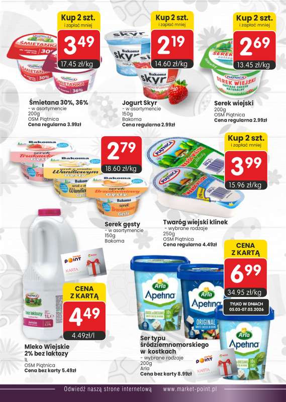 Market Point - gazetka promocyjna Gazetka od czwartku 05.03 do soboty 21.03 - strona 7