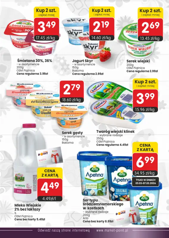 Market Point - gazetka promocyjna Gazetka od czwartku 05.03 do soboty 21.03 - strona 7