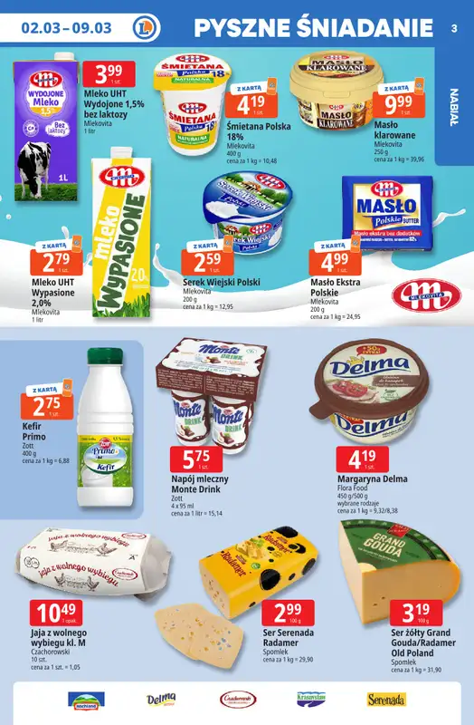 Leclerc - gazetka promocyjna Oferta E.Leclerc I Tanio to tu! od wtorku 03.03 do poniedziałku 09.03 - strona 3