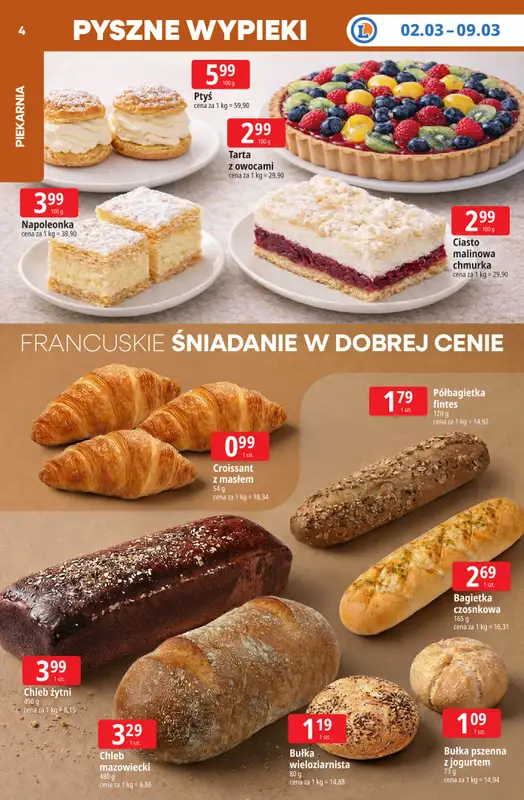 Leclerc - gazetka promocyjna Oferta E.Leclerc I Tanio to tu! od wtorku 03.03 do poniedziałku 09.03 - strona 4