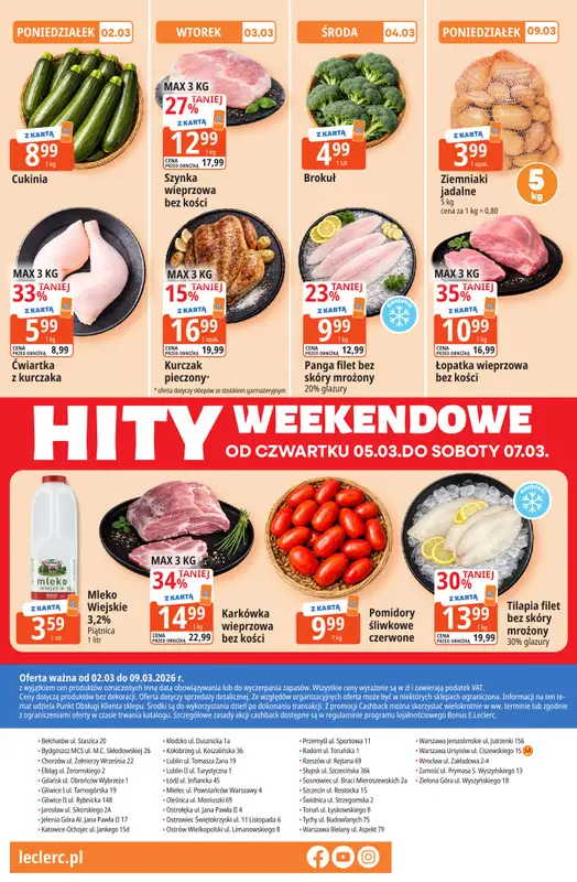 Leclerc - gazetka promocyjna Oferta E.Leclerc I Tanio to tu! od wtorku 03.03 do poniedziałku 09.03 - strona 15