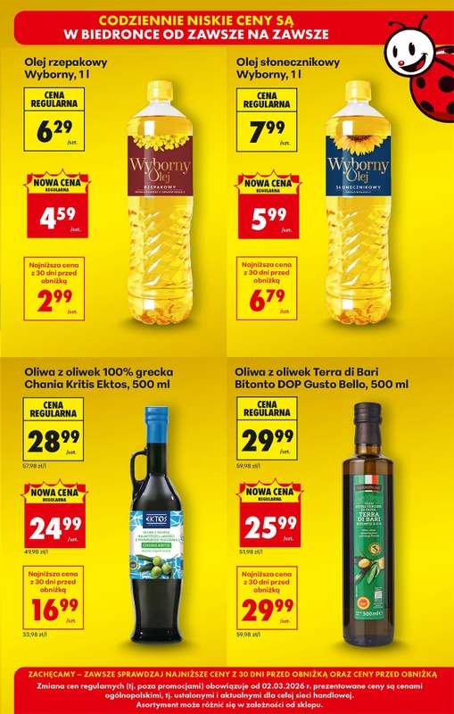 Biedronka - gazetka promocyjna Obniżamy ceny regularne od poniedziałku 02.03  - strona 3