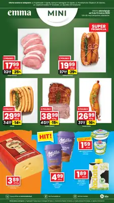 emma MARKET - gazetka promocyjna Plakaty promocyjne Emma Mini od czwartku 05.03 do środy 11.03