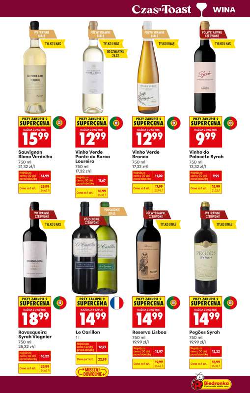 Biedronka - gazetka promocyjna Czas na toast od poniedziałku 23.02 do soboty 07.03 - strona 17