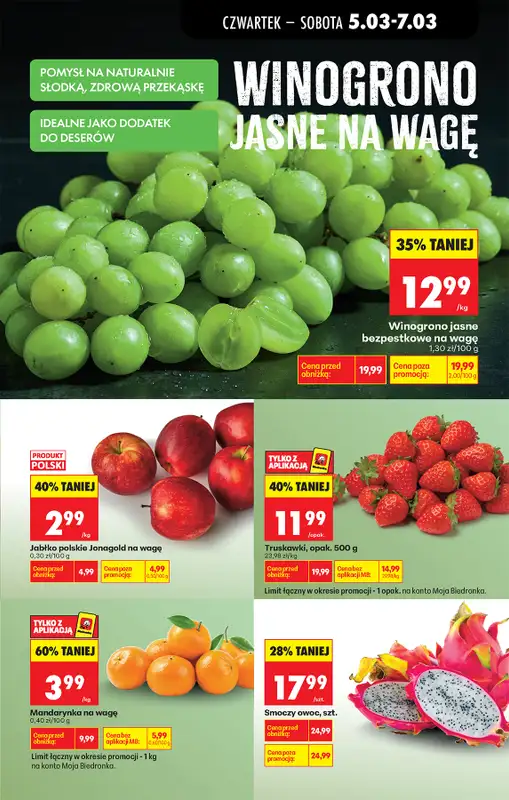Biedronka - gazetka promocyjna Od czwartku, Z ladą tradycyjną od czwartku 05.03 do środy 11.03 - strona 29