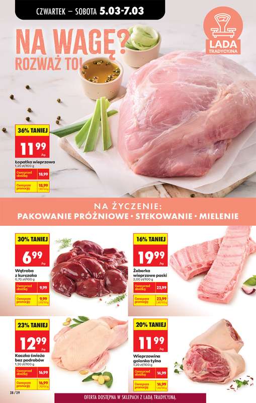 Biedronka - gazetka promocyjna Od czwartku, Z ladą tradycyjną od czwartku 05.03 do środy 11.03 - strona 36