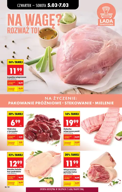 Biedronka - gazetka promocyjna Od czwartku, Z ladą tradycyjną od czwartku 05.03 do środy 11.03 - strona 36