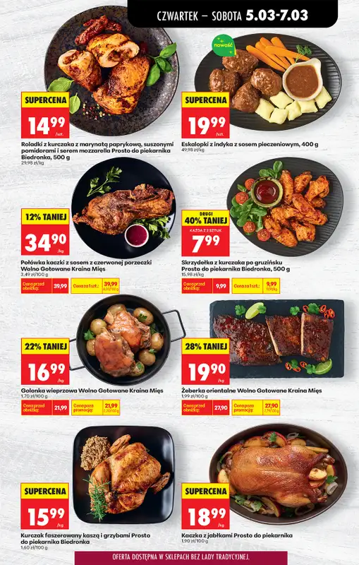 Biedronka - gazetka promocyjna Od czwartku, Z ladą tradycyjną od czwartku 05.03 do środy 11.03 - strona 39