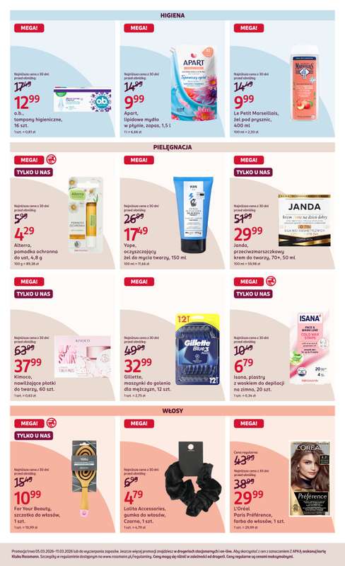 Rossmann - gazetka promocyjna Gazetka od czwartku 05.03 do środy 11.03 - strona 4