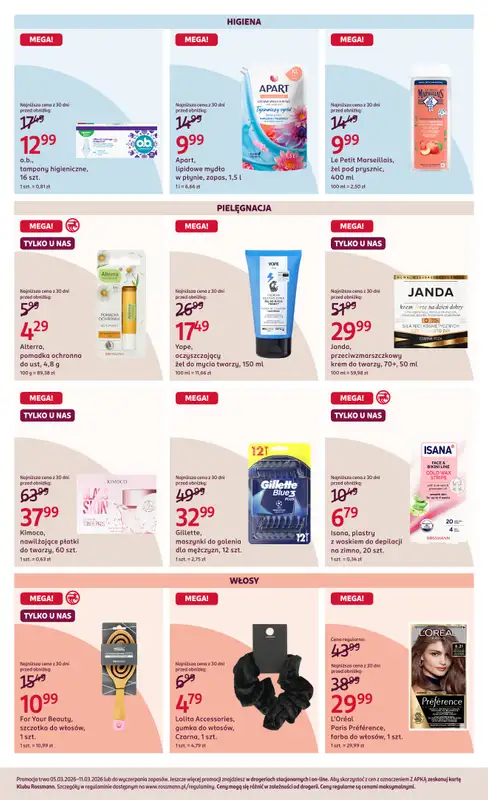 Rossmann - gazetka promocyjna Gazetka od czwartku 05.03 do środy 11.03 - strona 4