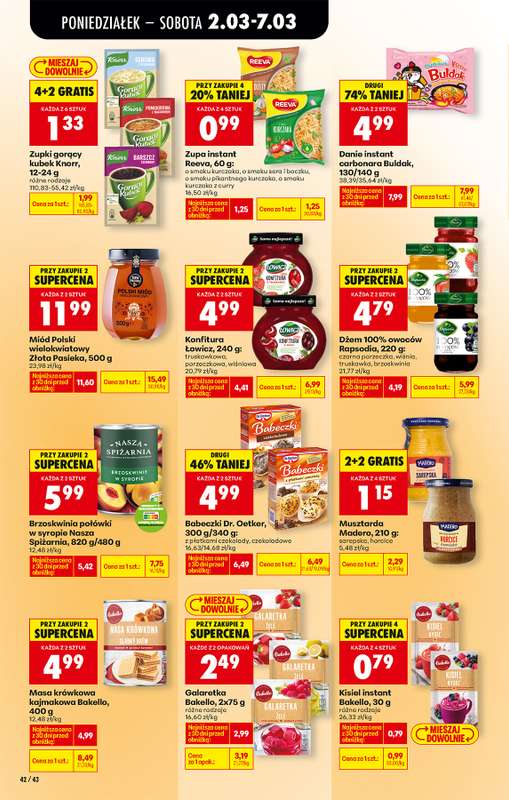 Biedronka - gazetka promocyjna Od poniedziałku od poniedziałku 02.03 do soboty 07.03 - strona 66