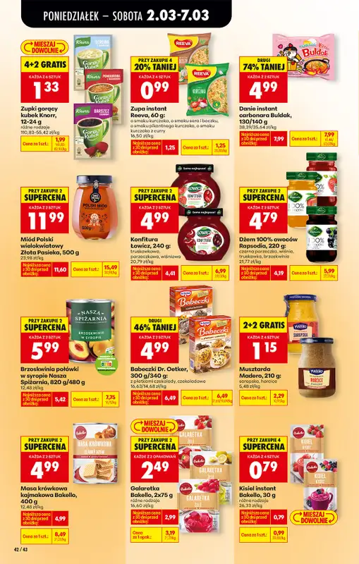 Biedronka - gazetka promocyjna Od poniedziałku od poniedziałku 02.03 do soboty 07.03 - strona 66