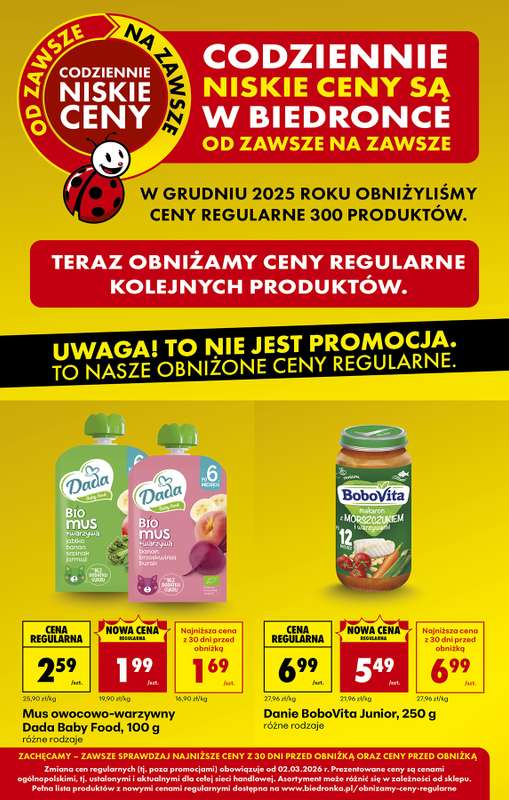 Biedronka - gazetka promocyjna Od poniedziałku od poniedziałku 02.03 do soboty 07.03 - strona 12