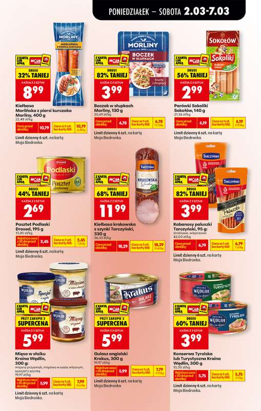 Biedronka - gazetka promocyjna Od poniedziałku od poniedziałku 02.03 do soboty 07.03 - strona 61