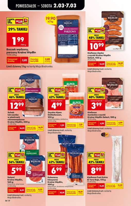 Biedronka - gazetka promocyjna Od poniedziałku, Z ladą tradycyjną od poniedziałku 02.03 do soboty 07.03 - strona 60
