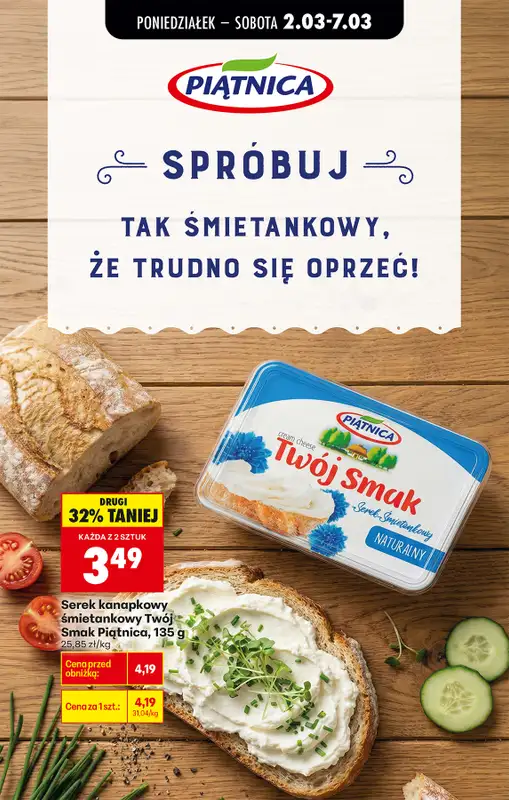 Biedronka - gazetka promocyjna Od poniedziałku, Z ladą tradycyjną od poniedziałku 02.03 do soboty 07.03 - strona 58