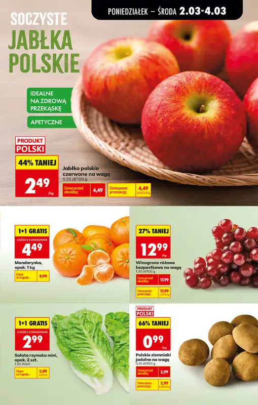 Biedronka - gazetka promocyjna Od poniedziałku, Z ladą tradycyjną od poniedziałku 02.03 do soboty 07.03 - strona 38