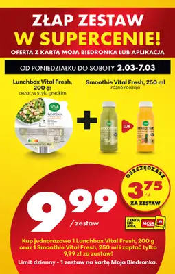 Biedronka - gazetka promocyjna Od poniedziałku, Z ladą tradycyjną od poniedziałku 02.03 do soboty 07.03 - strona 95