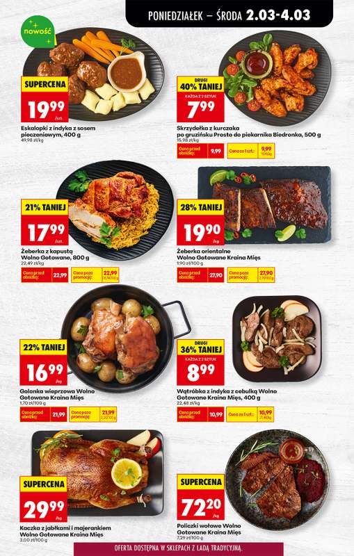 Biedronka - gazetka promocyjna Od poniedziałku, Z ladą tradycyjną od poniedziałku 02.03 do soboty 07.03 - strona 47