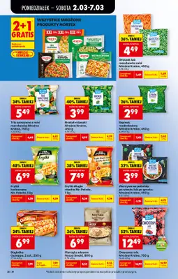 Biedronka - gazetka promocyjna Od poniedziałku, Z ladą tradycyjną od poniedziałku 02.03 do soboty 07.03 - strona 62