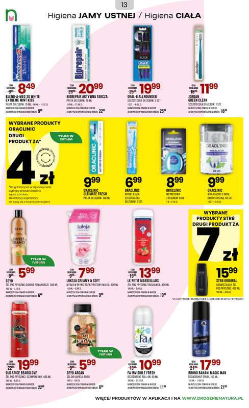 Drogerie Natura - gazetka promocyjna Gazetka od czwartku 05.03 do wtorku 17.03 - strona 13