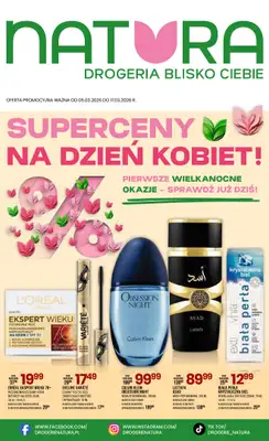 Drogerie Natura - gazetka promocyjna Gazetka od czwartku 05.03 do wtorku 17.03