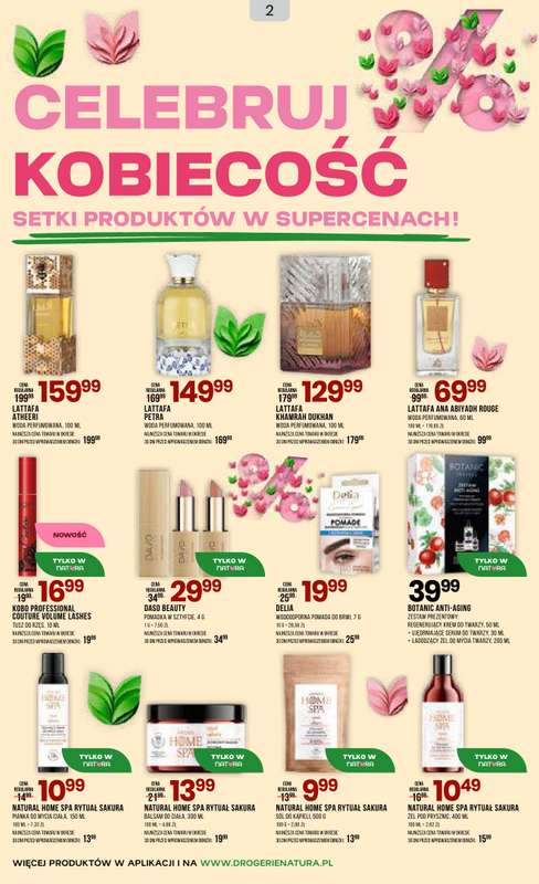 Drogerie Natura - gazetka promocyjna Gazetka od czwartku 05.03 do wtorku 17.03 - strona 2