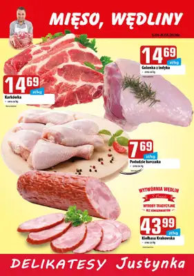 Delikatesy Justynka - gazetka promocyjna Plakaty promocyjne od czwartku 05.03 do niedzieli 08.03 - strona 2