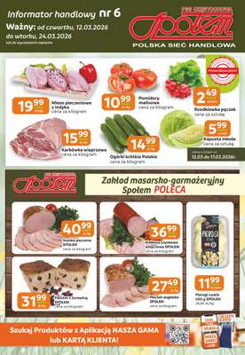 Społem Częstochowa - gazetka promocyjna Gazetka od czwartku 12.03 do wtorku 24.03