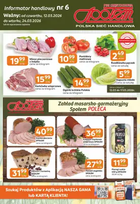 Społem Częstochowa - gazetka promocyjna Gazetka od czwartku 12.03 do wtorku 24.03