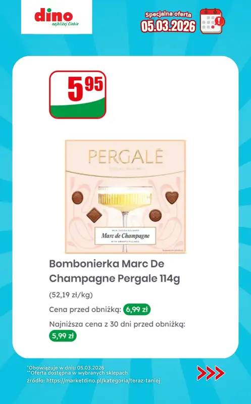 Dino - gazetka promocyjna Specjalna oferta na 05.03.2026 - promocje spoza gazetki od czwartku 05.03 do czwartku 05.03 - strona 10