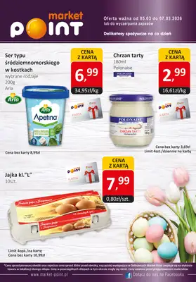 Market Point - gazetka promocyjna Gazetka weekendowa od czwartku 05.03 do soboty 07.03