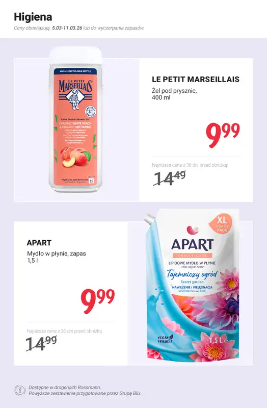 Rossmann - gazetka promocyjna MEGA promocje z nowej gazetki od czwartku 05.03 do środy 11.03 - strona 10